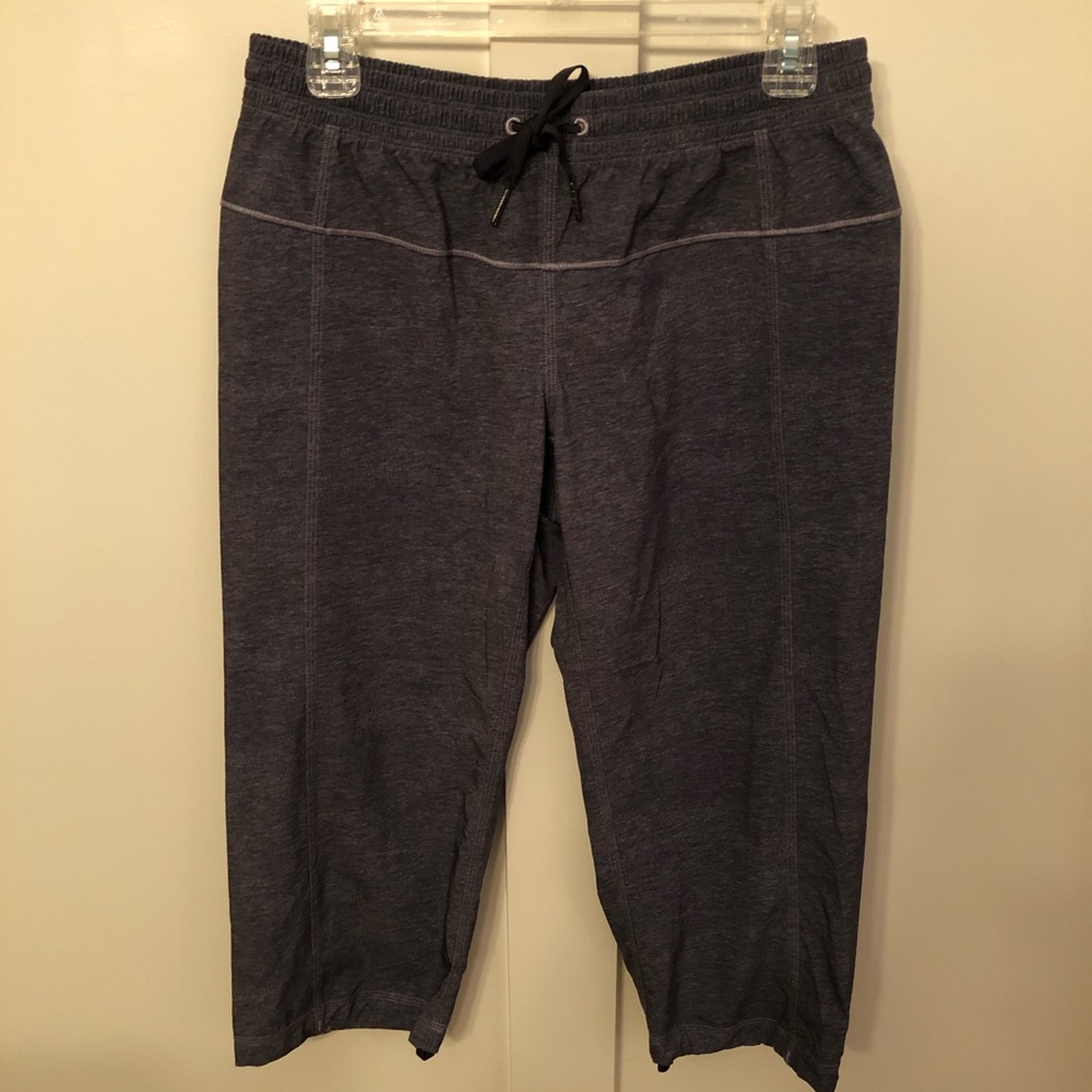 Lululemon Gray Wide Leg Capris Pants